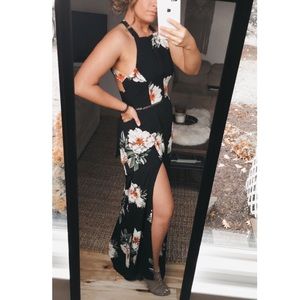 Beautiful Floral Sleeveless Maxi Dress